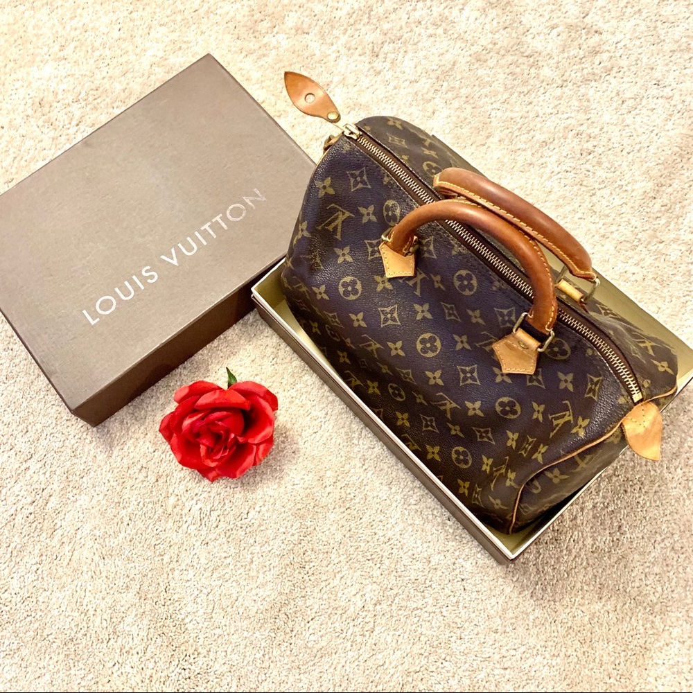 Louis Vuitton Speedy 35 hand bag ❤️100% Authentic
